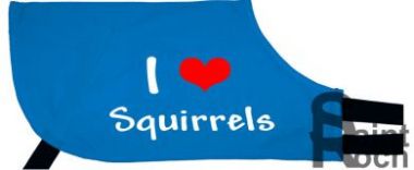 I Love Squirrels - Greyhound Coat